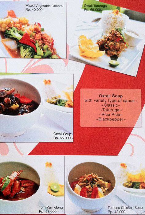 Taste Restaurant menu