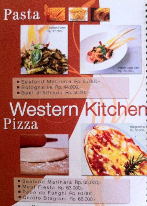 Taste Restaurant menu