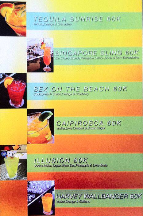 Taste Restaurant menu