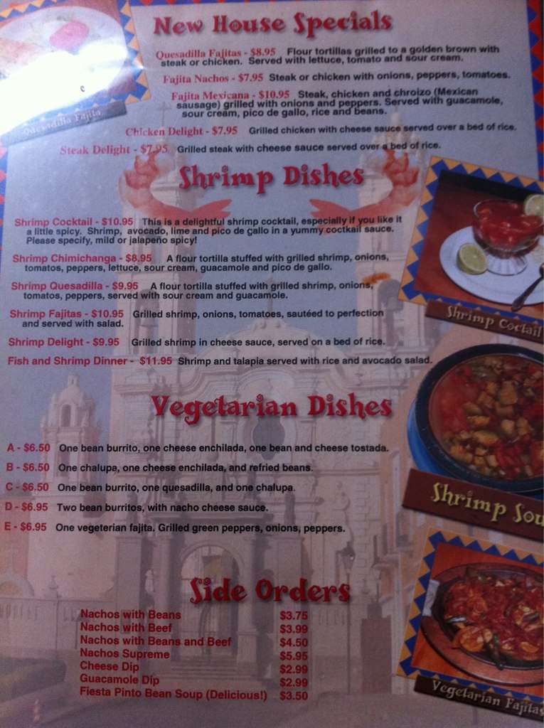 Menu At Pueblo Viejo Mexican Restaurant Algoodcookeville Cookeville 410 W Main St