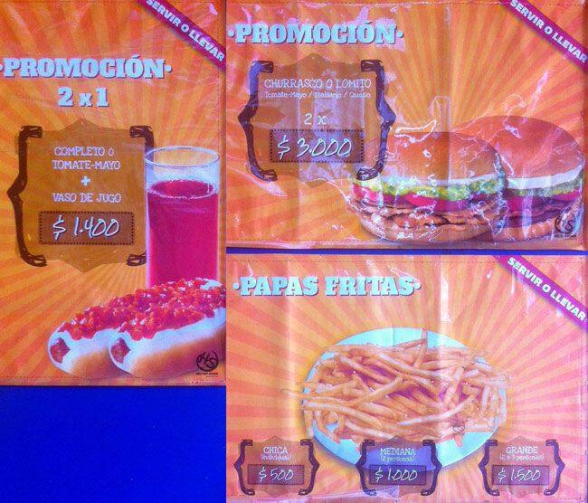 Héctor Shop menu