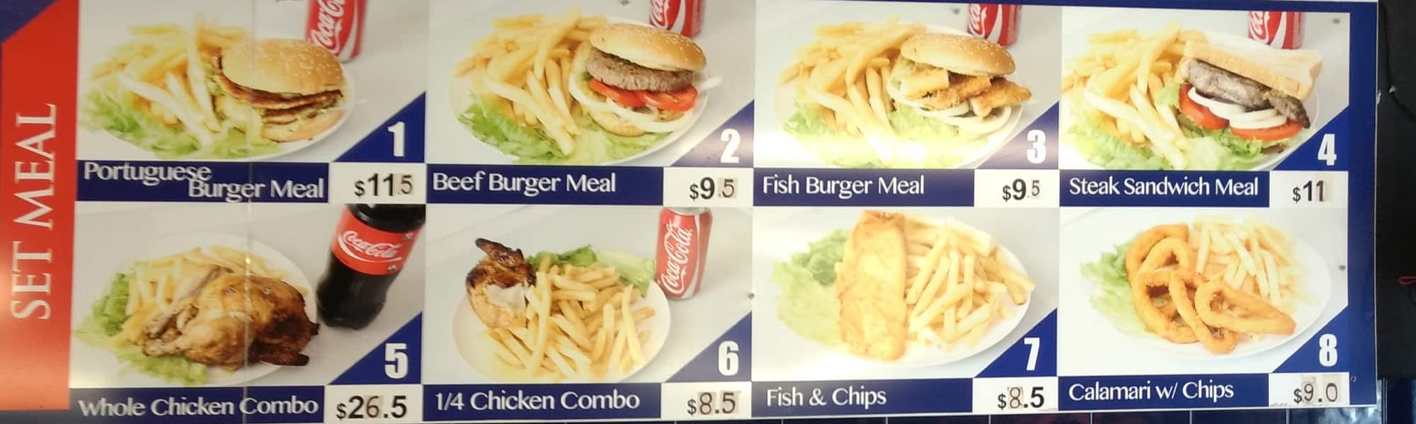 Menu at Darya Food Bar, Matraville