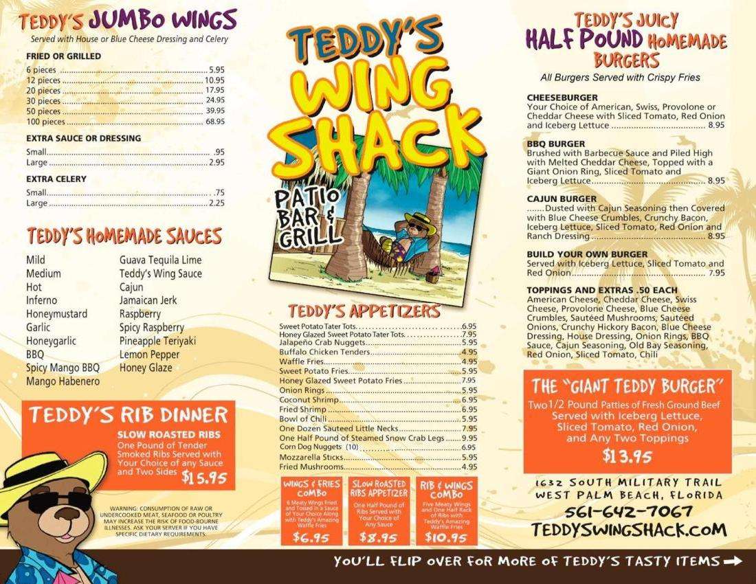Wing Shack Garden City Menu Bios Pics