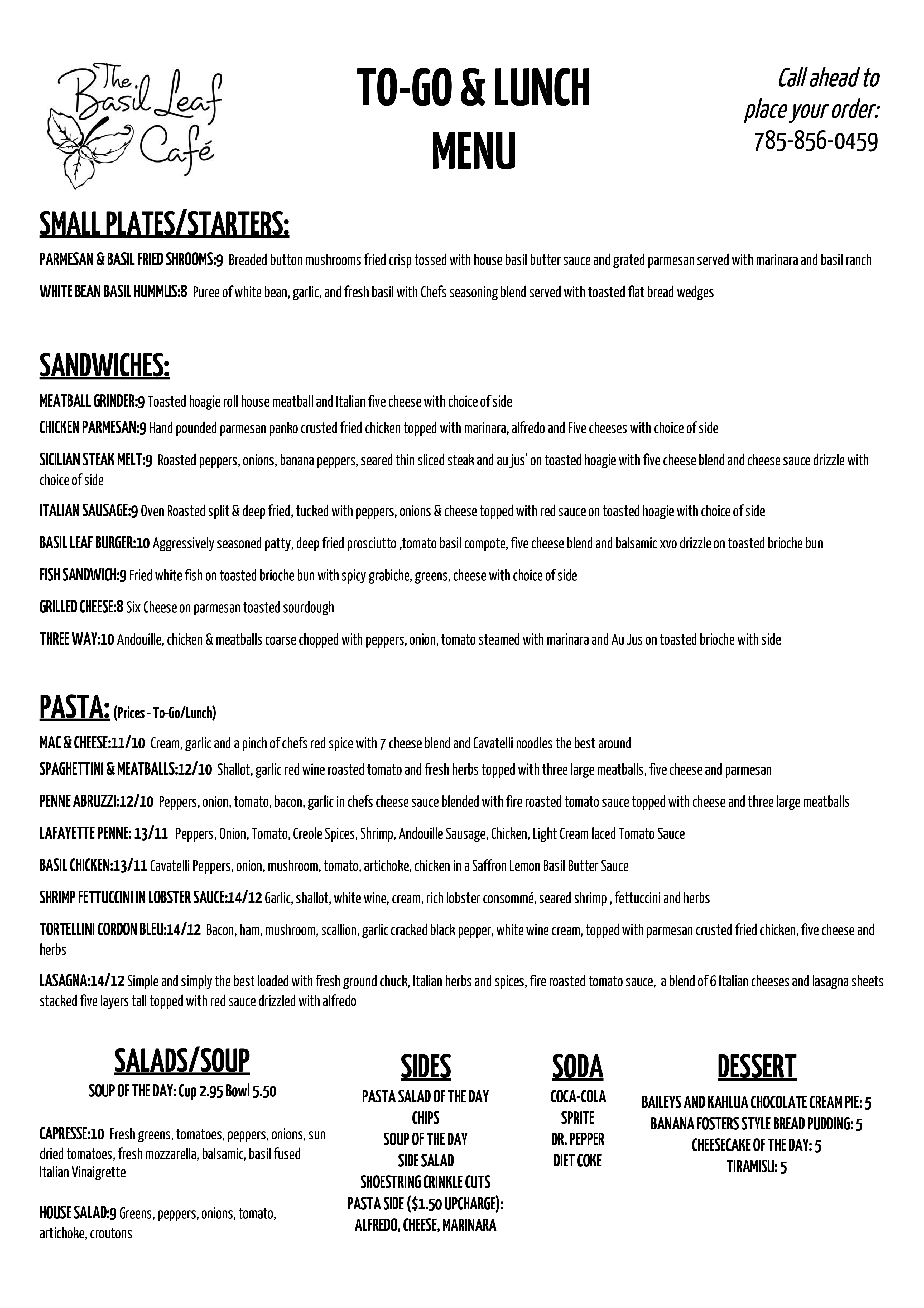 the-basil-leaf-cafe-menu-menu-for-the-basil-leaf-cafe-lawrence