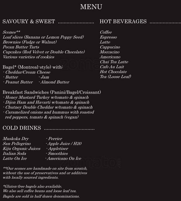 Cake Town Cafe Menu, Menu for Cake Town Cafe, East Danforth, Toronto