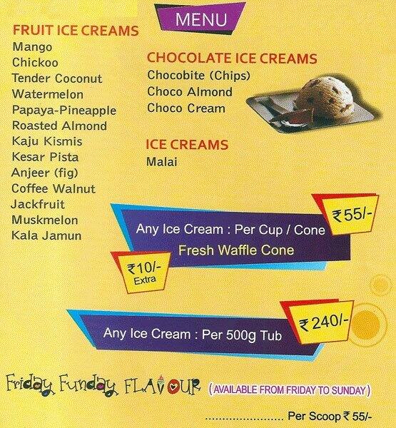 Natural Ice Cream Menu, Menu for Natural Ice Cream, Pimple Saudagar, Pune Zomato