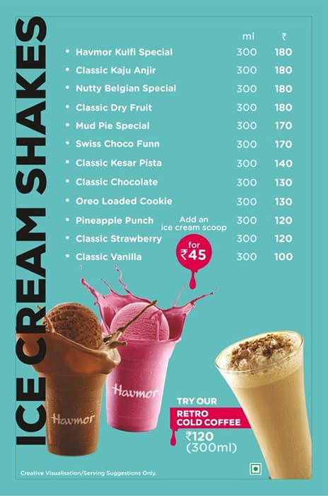 Menu At Havmor Ice Cream, Ahmedabad, Shop 4