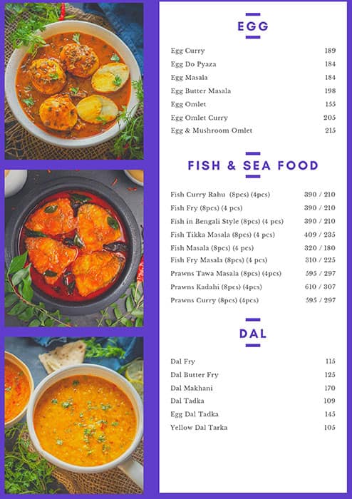 Arpan Smart Dining menu