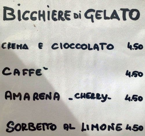Menu di 110 
