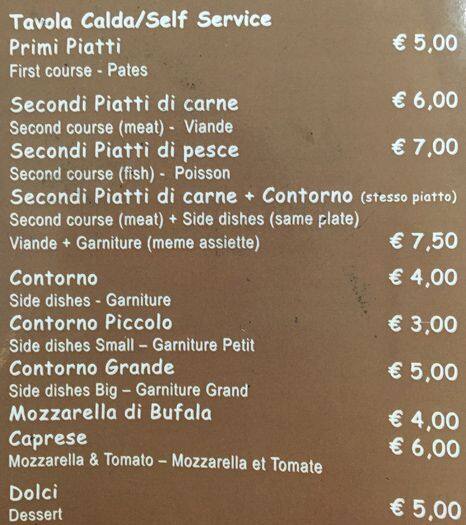 Menu de Morganti Cafè