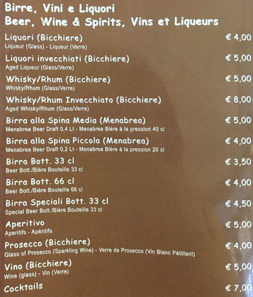 Menu de Morganti Cafè