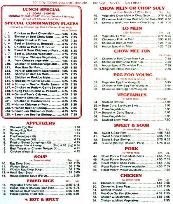 City Buffet Menu, Menu for City Buffet, Grand Ledge, Lansing ...