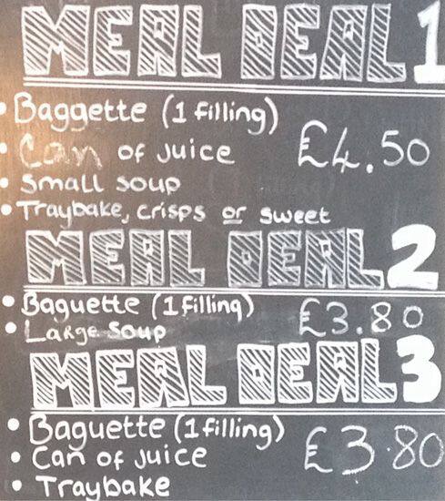 Koffee Inn menu