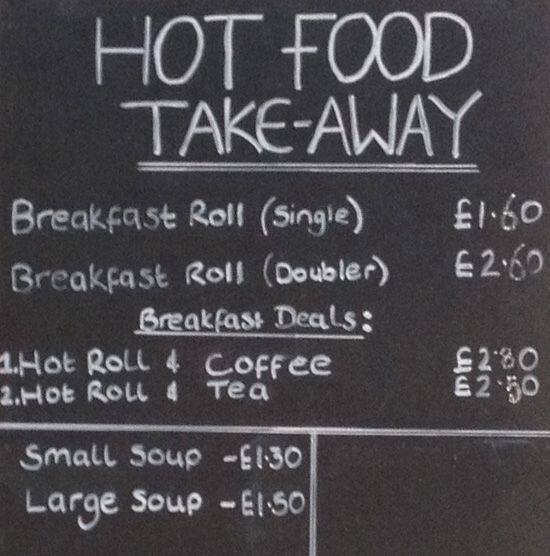 Koffee Inn menu
