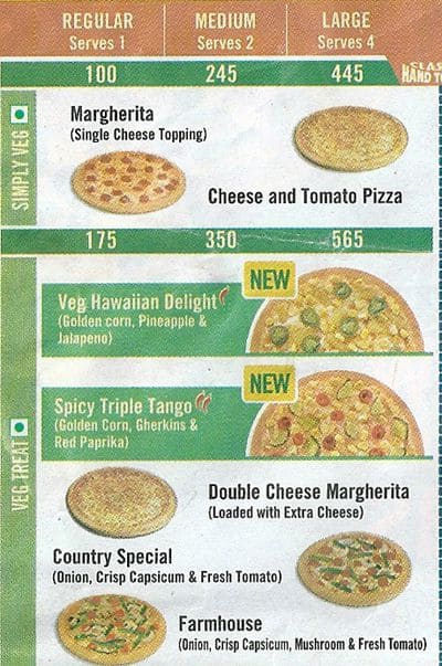 Domino's Pizza Menu, Menu for Domino's Pizza, Kharadi, Pune - Zomato