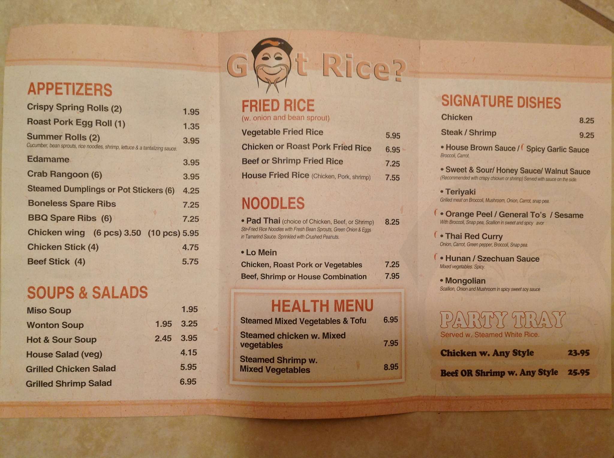 Got Rice? Menu, Menu for Got Rice?, West Palm Beach, Miami Urbanspoon