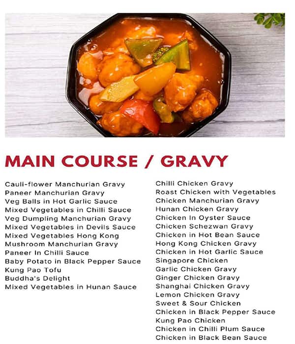 Hakka Box - Kalyan Nagar menu