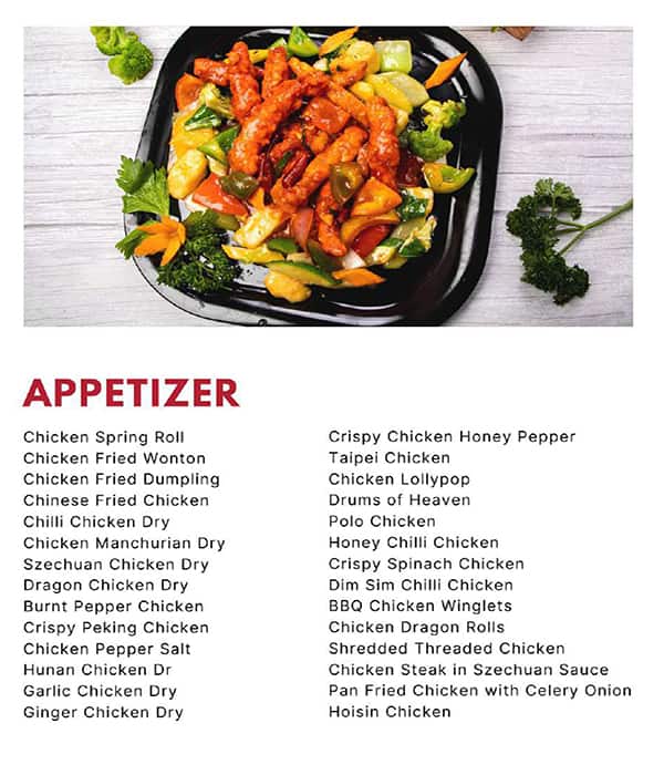 Hakka Box - Kalyan Nagar menu