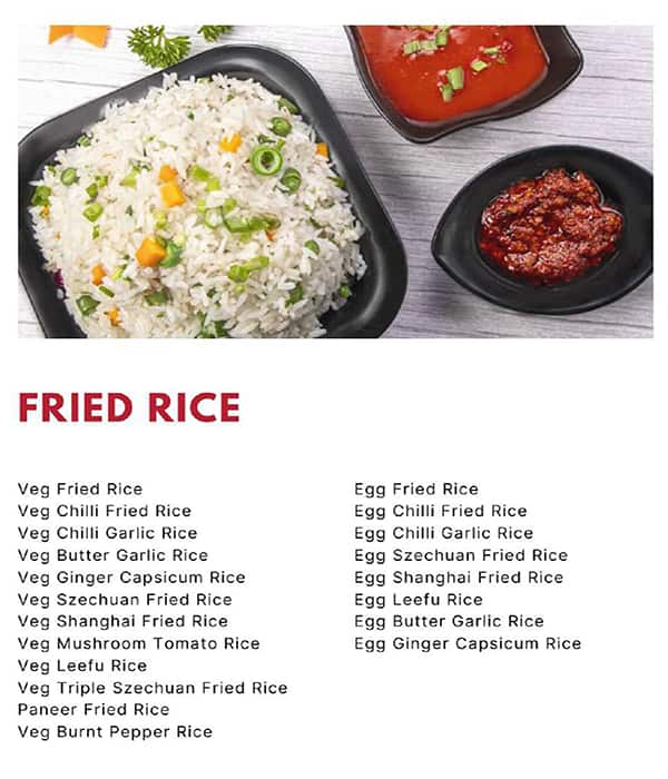 Hakka Box - Kalyan Nagar menu