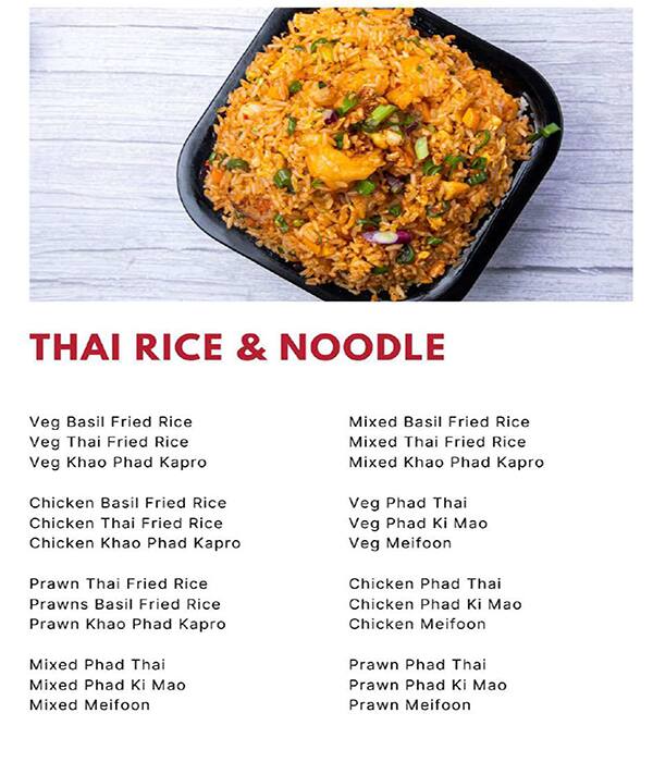 Hakka Box - Kalyan Nagar menu