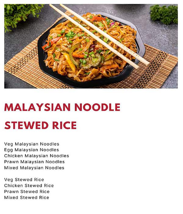 Hakka Box - Kalyan Nagar menu
