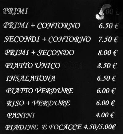 Menu di Ungaro 1956 