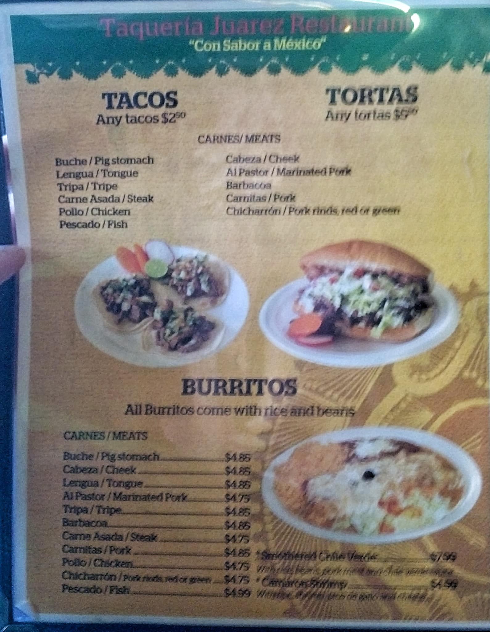 Taqueria Juarez Menu,Menú para Taqueria Juarez, West Jordan, Salt Lake City Urbanspoon/Zomato