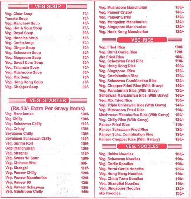 Indian Spices Menu, Menu for Indian Spices, Mira Road, Mumbai Zomato