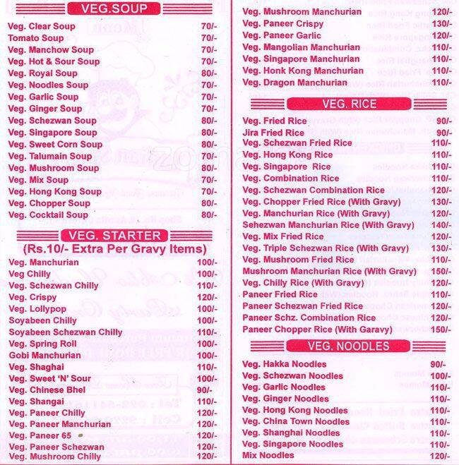 Indian Spices Menu, Menu for Indian Spices, Mira Road, Mumbai Zomato