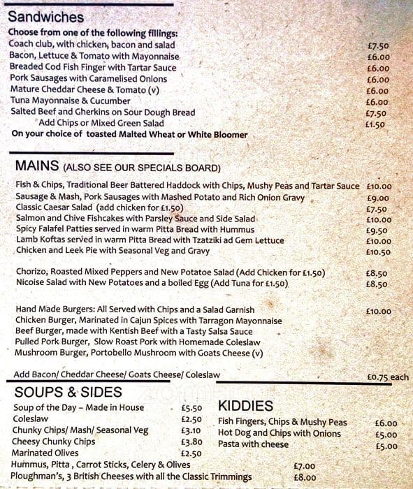 The Coach And Horses Menu, Menu for The Coach And Horses, Greenwich, London Zomato UK The Coach And Horses Menu, Menu for The Coach And Horses, Greenwich, London Zomato UK