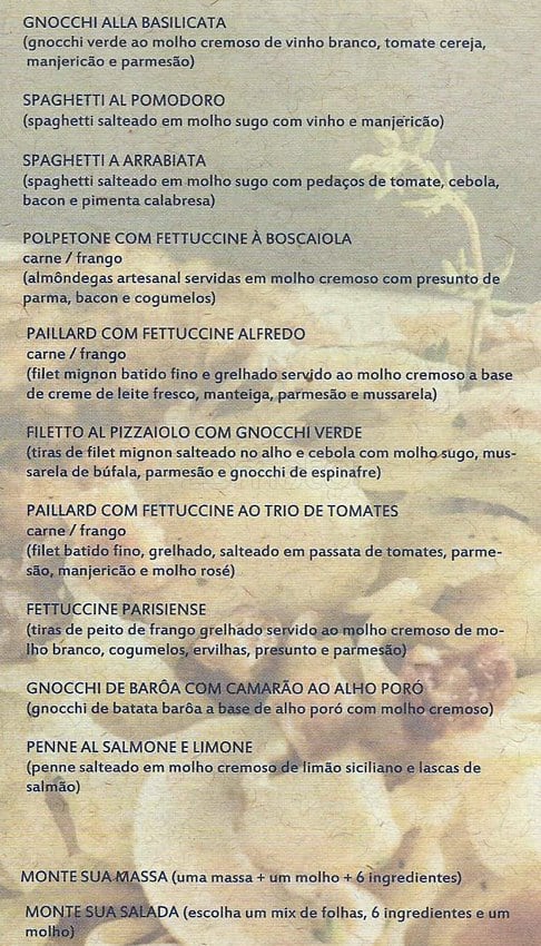 Pizza Park cardápio