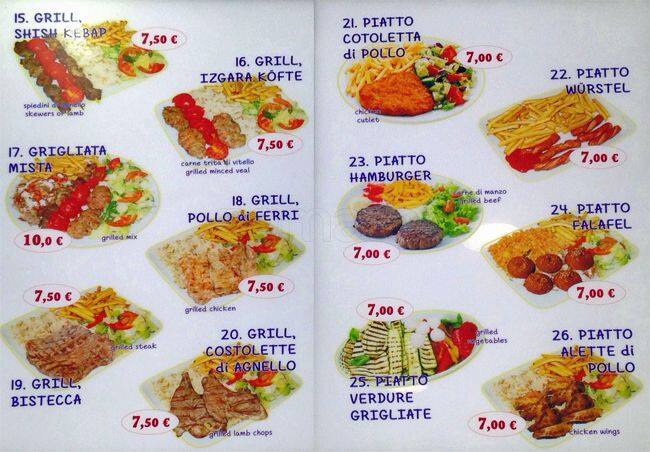 Menu di Istanbul ravizza kebap 