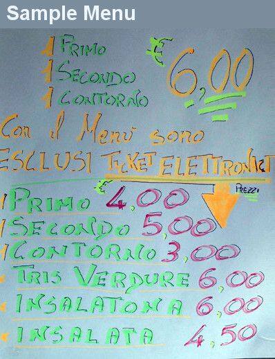 Menu di Gran Caffè Imperiale 
