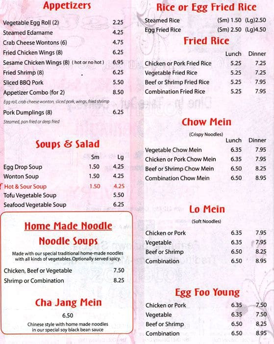 Asia Cafe Menu Menu For Asia Cafe Aurora Denver Urbanspoon Zomato
