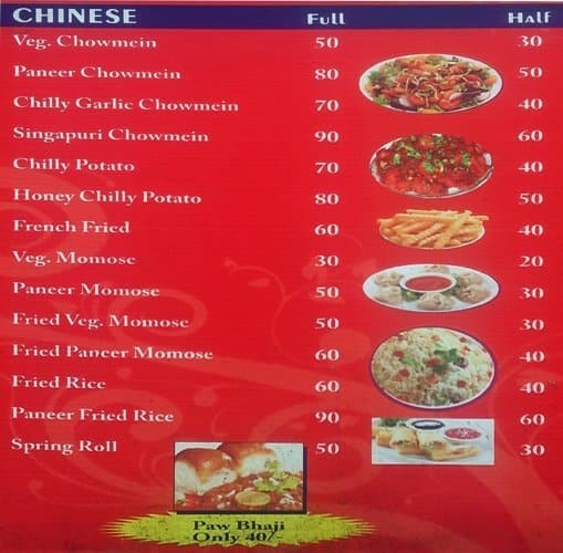 King Chinese Fast Food Menu, Menu for King Chinese Fast Food, Pratap