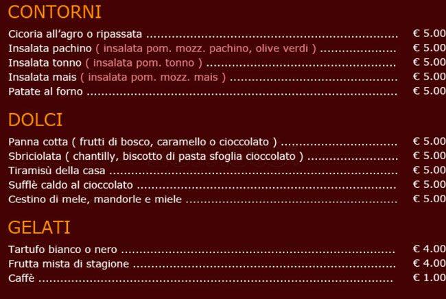 Menu di The Random 