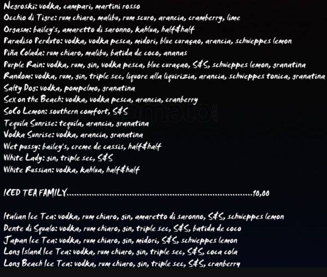Menu di The Random 