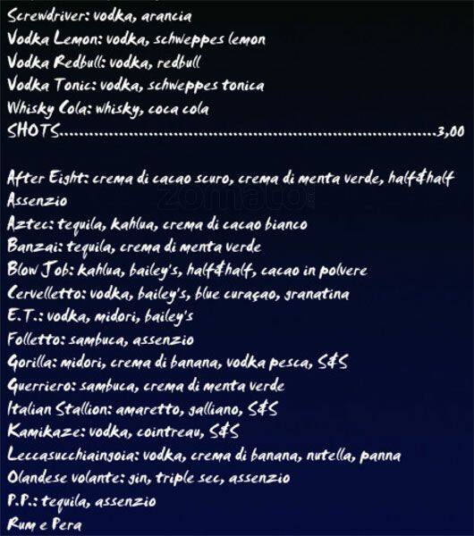 Menu di The Random 