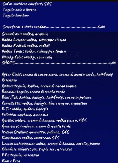 Menu di The Random 