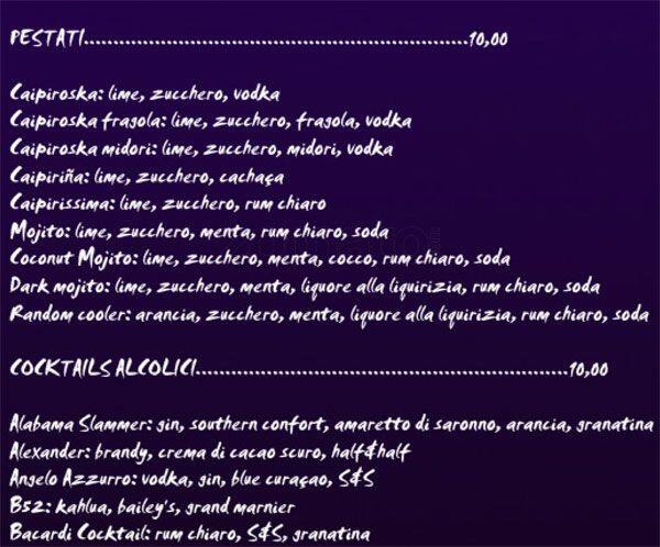 Menu di The Random 