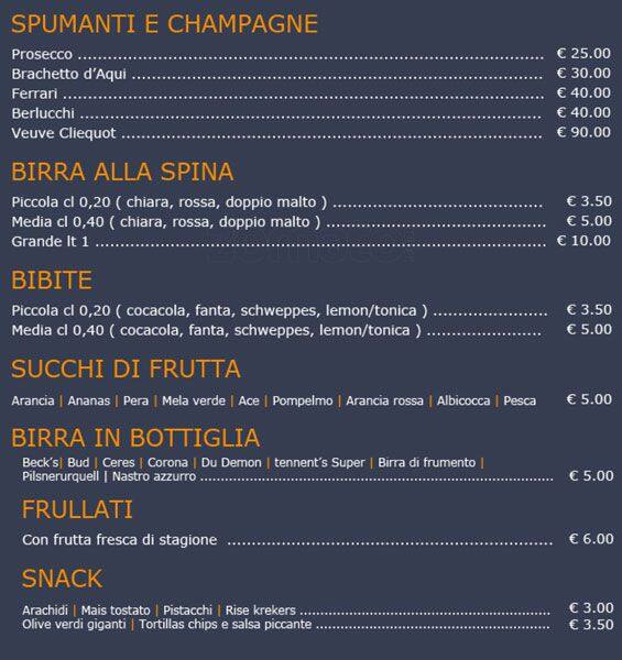 Menu di The Random 