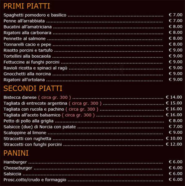 Menu di The Random 