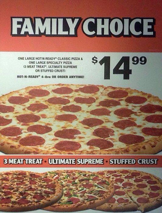 Little Caesars Pizza меню