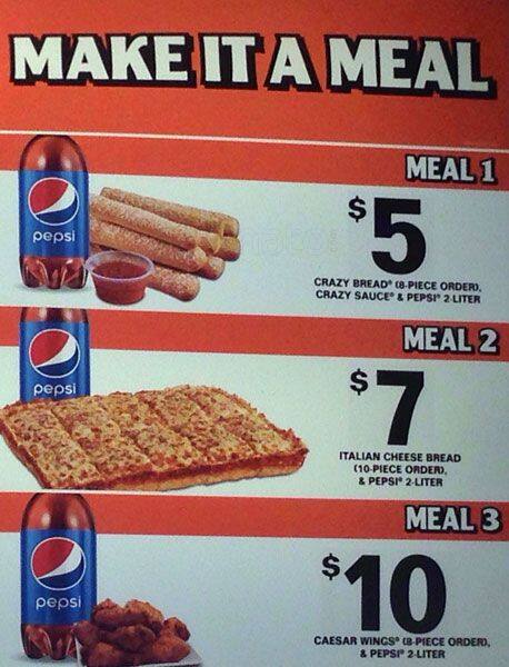 Little Caesars Pizza меню