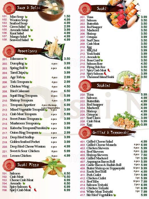 Oishi Maki Menu Menu For Oishi Maki Whitby Toronto Urbanspoon Zomato   Db98d277be30d6dbf264ed91695e4b38 