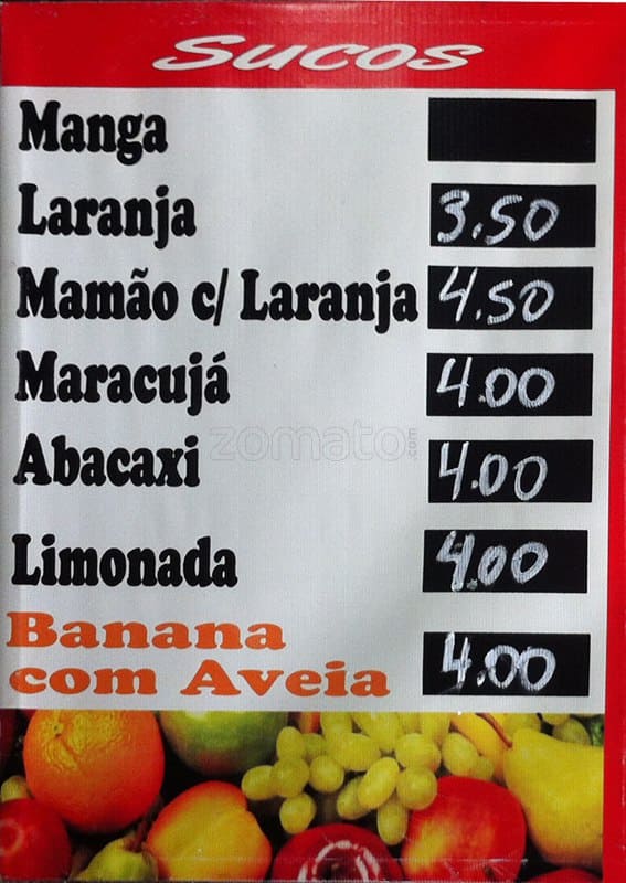 Albufeira Restaurante cardápio