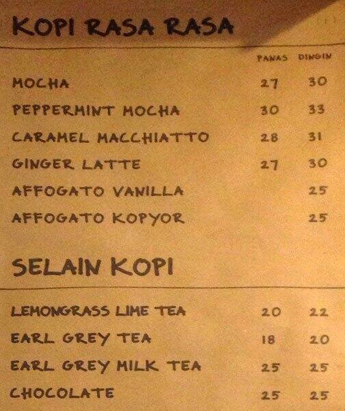 Toko Kopi Tuku, Fatmawati, Jakarta - Zomato Indonesia