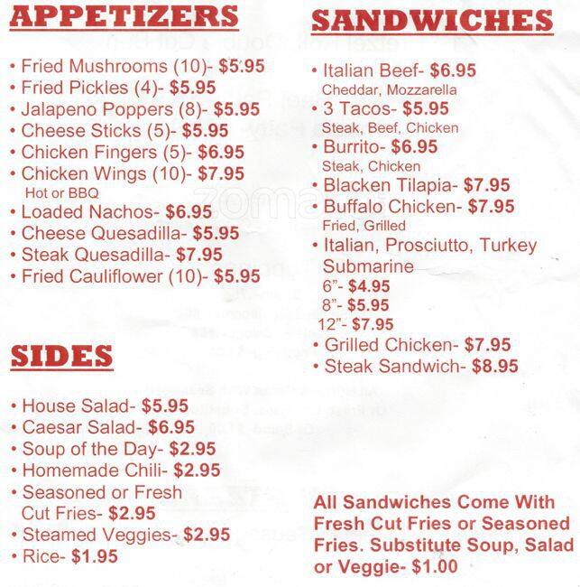 QB Bar and Grill Menu, Menu for QB Bar and Grill, Addison, Chicago Urbanspoon/Zomato