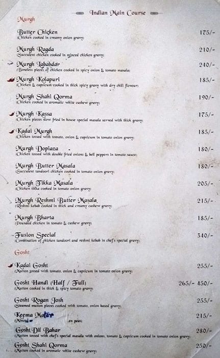 Fusion : The Multi-Cuisine Hub menu