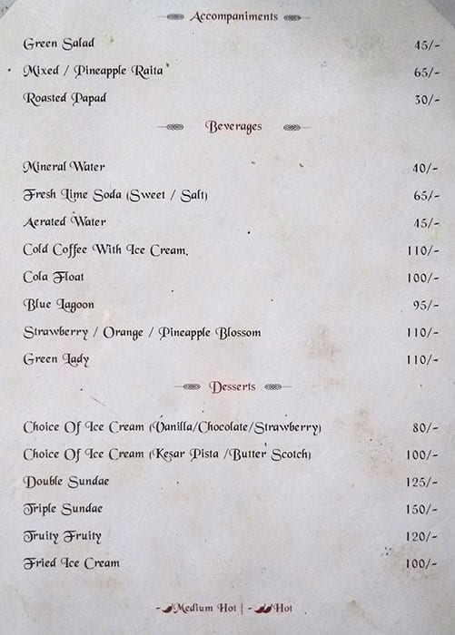 Fusion : The Multi-Cuisine Hub menu